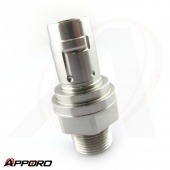 APPORO CNC Turning Lathe Manufacturer Stainless Steel 316 Bulkhead Tube Fitting Socket Connector 04